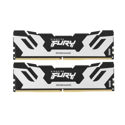 Оперативная память Kingston Fury Renegade, DDR5, 96Gb (2x48GB), 6000MHz, CL32, DIMM, с радиаторами, серебристый/черный