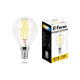 Лампа светодиодная Feron LB-52 7W 230V E14 2700K