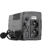 Источник бесперебойного питания Crown CMU-650X (650ВА/360 Вт; 2хEURO резервным питанием и фильтрацией; 12V/7AH х 1; пластик)