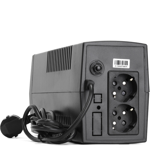 Источник бесперебойного питания Crown CMU-650X (650ВА/360 Вт; 2хEURO резервным питанием и фильтрацией; 12V/7AH х 1; пластик)