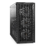 Компьютерный корпус Miditower ExeGate EVO-5001A-EVO800 (ATX, БП EVO800RGb с вент. 12 см, 2хUSB+1хUSB 3.0+HD Audio, черный, 3 вент.12см с RGb подсветкой, боковая панель - закаленное стекло)