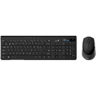Комплект клавиатура+мышь Genius SlimStar 8230 беспроводной, USB + Bluetooth, 1000 DPI, чёрный