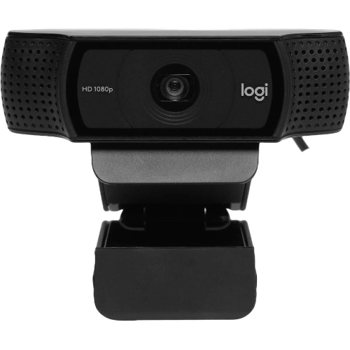 Веб-камера Logitech C920 1920x1080, 30 кадр/с, USB Type-A, микрофон (2 шт, шумоподавление), автоматическая фокусировка, автоосвещение, универсальное крепление
