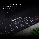 Плита настольная электрическая Hyundai HYC-0101 черный эмаль (настольная)