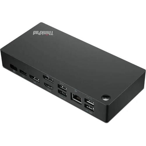USB-концентратор Lenovo ThinkPad 40AY0090EU, USB Type-C, USB/USB Type-C/RJ-45/HDMI/DisplayPort/mini-jack 3.5мм, USB