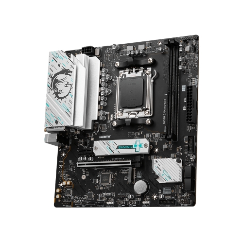 Материнская плата MSI B650M GAMING WIFI, AM5, AMD B650, 2xDDR5, 4xSATA, 2xM.2, 1xPCIe 4.0 x16, 1xPCIe 3.0 x1, 1xDP, 1xHDMI, 1x2.5Gb LAN, Wi-Fi 6E, Bluetooth 5.3, 1xUSB-C 5Gbps, 3xUSB-A 5Gbps, 2xUSB-A 2.0, 1xS/PDIF, 5x3.5 мм, 7.1, mATX