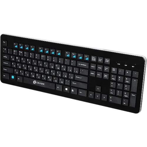 Клавиатура Oklick 870S беспроводная, радиоканал, чёрный