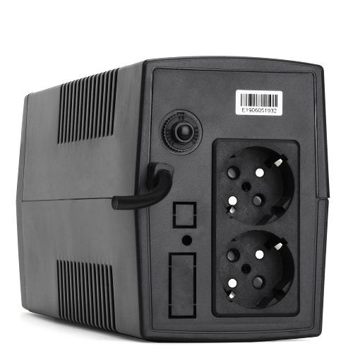 Источник бесперебойного питания Crown CMU-650X (650ВА/360 Вт; 2хEURO резервным питанием и фильтрацией; 12V/7AH х 1; пластик)