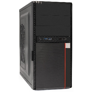 Компьютерный корпус Minitower ExeGate MA-371X-UNS500 (mATX, БП UNS500 с вент. 12см, 2*USB+2*USB 3.0, аудио, черный)