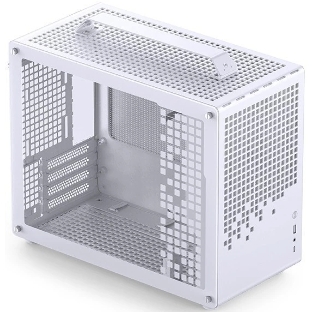 Компьютерный корпус без блока питания Case JONSBO Z20, Mini-Tower, TG, no fan, 1xUSB-A 3.2 + 1xUSB-C 3.2, mATX, mITX White