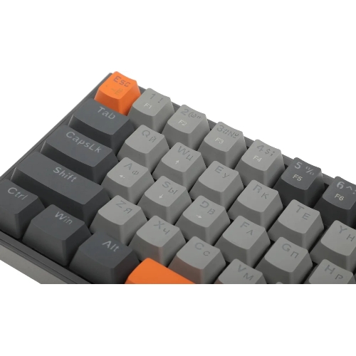 Клавиатура Redragon Fizz проводная, USB Type-A, серый