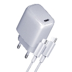 Сетевое зарядное устройство Qumo Energy light PD 35Вт (Charger 0067), 1 USB Type-C, + кб 1м, 60Вт.