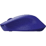 Мышь беспроводная Logitech M330 SILENT PLUS синий, 1000 dpi, радиоканал, USB, кнопки - 3