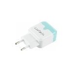Сетевое зарядное устройство ENERGY ET-33, 2 USB разъема, 2,1А, белый (104291)