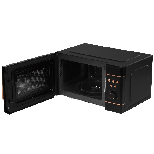 Микроволновая печь JVC JK-MW270D черный, 20 л, 700 Вт, переключатели - кнопки, поворотный механизм