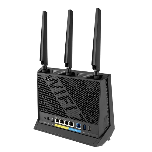 Маршрутизатор ASUS RT-BE86U, черный/красный, 90IG08W0-MO9A0V