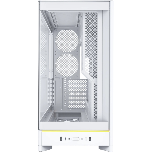 Компьютерный корпус Montech HS02 белый без БП ATX 4x140мм 2xUSB 3.0 audio bott PSU