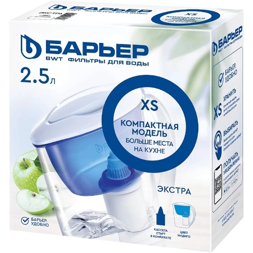 Фильтр-кувшин для воды Барьер Экстра индиго B091P45