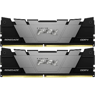 Оперативная память Kingston Fury Renegade, DDR4, 16GB (2x8GB), 4266MHz, CL19, DIMM, с радиатором, черный