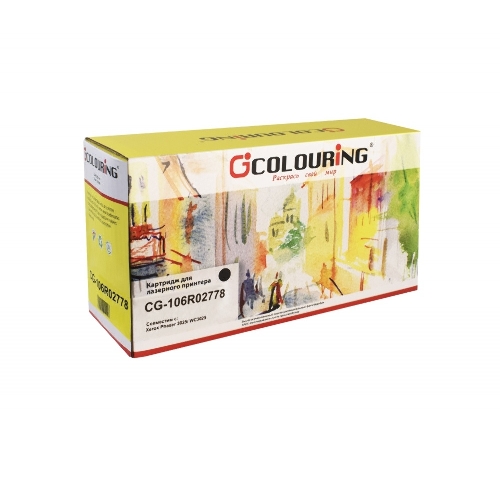 Картридж лазерный Colouring CG-106R02782 (2 шт по 3000 копий) для Xerox Phaser 3052/3260/WorkCentre/3215/3225/3052NI/3260DI/3260DN/3260DNI/3215NI/3225DNI