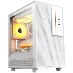 Компьютерный корпус Accord M3301 белый без БП mATX 1xUSB 2.0 1xUSB 3.0 1xUSB3.1 audio bott PSU