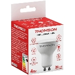 Лампа cветодиодная LED Thomson TH-B2104 GU10, рефлектор, 4Вт, 4000К, белый нейтральный, 1 шт.