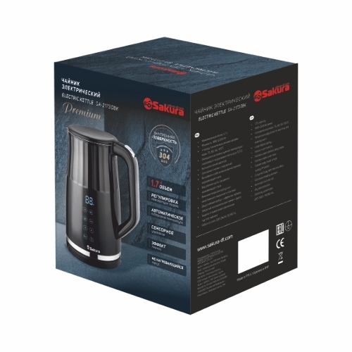 Чайник электрический Sakura SA-2173DBK Premium
