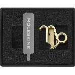Шильд-символ Moleskine Zodiac Козерог, металл, золотистый, коробка с европодвесом, PINCAPRICORNGOLD