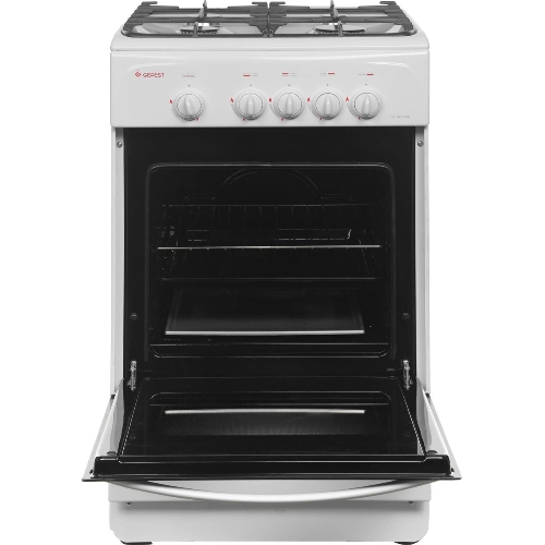 Плита газовая Gefest CG 50М02 К73 белый, конфорок 4 шт, духовка 42 л, 50 см x 85 см x 53 см