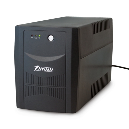 Источник бесперебойного питания Powerman UPS Back Pro 1500 black (линейно-интерактивный, 1500VA, 900W, 4xEURO) (6117061)