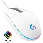 Мышь проводная Logitech G102 LIGHTSYNC белый, 8000 dpi, USB, кнопки - 6
