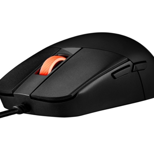 Мышь проводная ASUS P518 ROG STRIX IMPACT III черный, 12000 dpi, USB, кнопки - 5