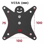 Кронштейн настольный для мониторов HOLDER MDS-M101 черный
