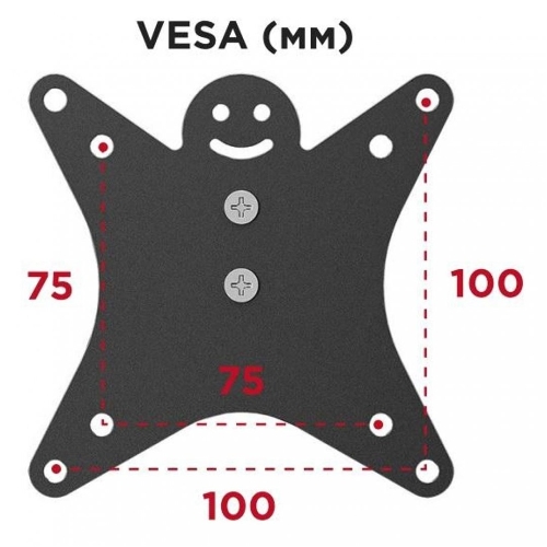 Кронштейн настольный для мониторов HOLDER MDS-M101 черный