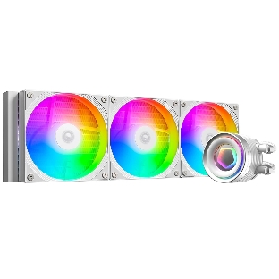 Система жидкостного охлаждения ID-Cooling FX360 Inf ARGb белый 120мм алюминий+медь 2000rpm 27.2db 4-pin 350W