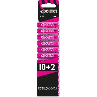 Элемент питания JazzWay LR 6 (AA) ФАZА Super Alkaline набор 10+2