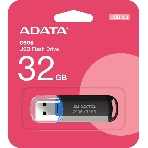 Флешка USB ADATA C906 (AC906-32G-RBK), 32Gb, USB 2.0, R/W 15/5, черный/синий