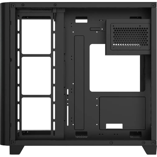 Компьютерный корпус AeroCool/Formula Crystal U2 Floe черный без БП ATX 1xUSB 2.0 1xUSB 3.0 1xUSB3.1 audio bott PSU