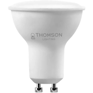 Лампа cветодиодная LED Thomson TH-B2104 GU10, рефлектор, 4Вт, 4000К, белый нейтральный, 1 шт.
