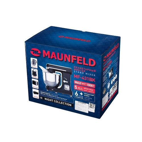 Миксер планетарный Maunfeld MF-431BK
