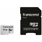 Флеш карта Micro SecureDigital 32Gb Transcend TS32GUSD300S-A MicroSDHC Class 10 UHS-I, SD adapter
