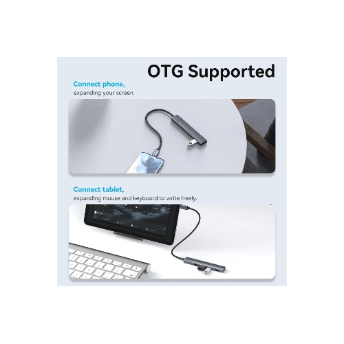 USB-концентратор Vention CKHHB, USB Type-C, USB/USB Type-C, USB