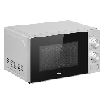 Микроволновая печь BBK 20MWS-764M/S серебристый, 20 л, 700 Вт, переключатели - поворотный механизм