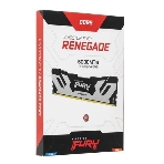 Оперативная память Kingston Fury Renegade, DDR5, 96Gb (2x48GB), 6000MHz, CL32, DIMM, с радиаторами, серебристый/черный