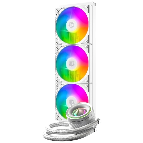 Система жидкостного охлаждения ID-Cooling FX360 Inf ARGb белый 120мм алюминий+медь 2000rpm 27.2db 4-pin 350W