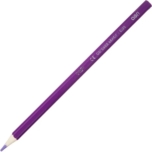 Карандаши цветные Deli EC130-24 ColoRun, шестигранный профиль, дерево 24 цвета, коробка с европодвесом (24шт)