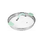 Кастрюля LARA LR02-545 MINT 26x14 см, 7,2 л, носик, индукционное дно, крышка с бортом, нержавеющая сталь
