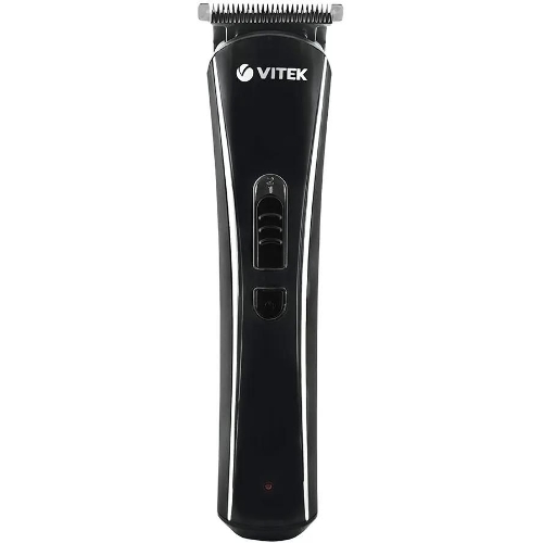 Триммер Vitek VT-2548 BK сеть/аккумулятор. Встроенная аккумуляторная батарея NiMh 2x1,2V AAA 800 mAh. Время зарядки от сети 8ч. Время автономной работы 45мин. Влажная очистка. Детальный триммер. Индикатор зарядки. Число установок длины 8. Максимальная длина стрижки 12мм. Минимальная длина стрижки 0,4. Способ регулировки длины регулировкой длины лезвий/сменой насадок. Материал лезвий высокачественная сталь. Число насадок 5. Стрижка бороды. Триммер для носа/ушей. Насадка для бритья. Аксессуары: Щеточка, смазочное масло.
