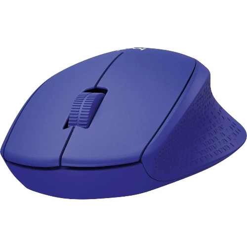 Мышь беспроводная Logitech M330 SILENT PLUS синий, 1000 dpi, радиоканал, USB, кнопки - 3