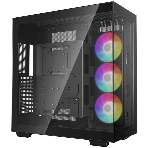 Компьютерный корпус Deepcool CH780 черный (ATX, без БП, ARGb, 4xUSB3.2 Type-A + USB3.2 Type-C) (R-CH780-BKADE41-G-1) MidiTower